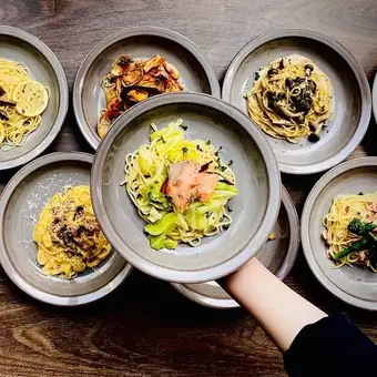 【1日5組限定】気になるパスタを15種食べ比べ　パン食べ放題や本格タパス付きビュッフェプラン