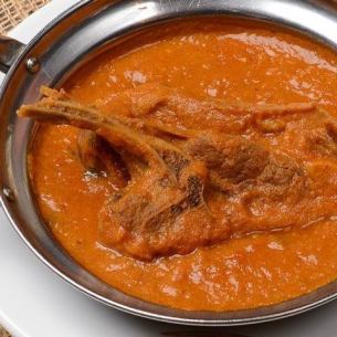 Lamb chop curry (India)/Kadai mutton (India)