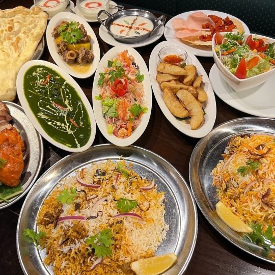 【忘年会・宴会】2種ビリヤニコース 2時間飲み放題