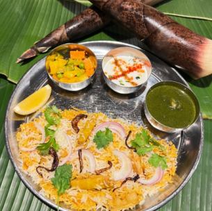 タケノコビリヤニ (ランチタイム 1ドリンク付き)