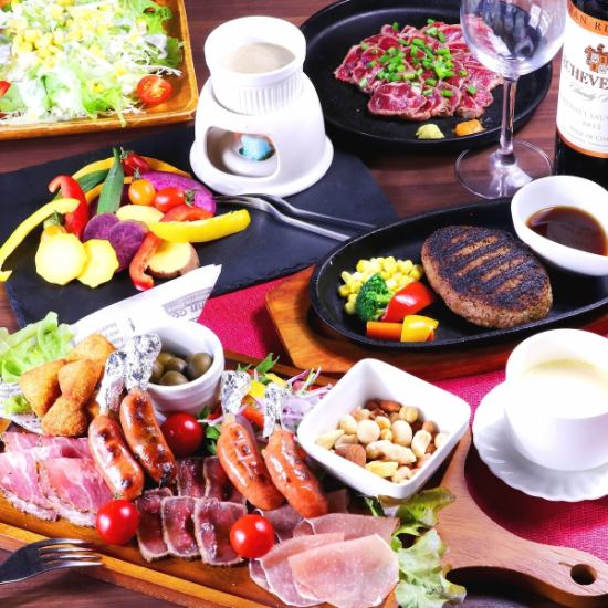 Enjoy "meat" fully in Beppu ♪ "meat is another belly" all-you-can-drink, recommended for banquets ★