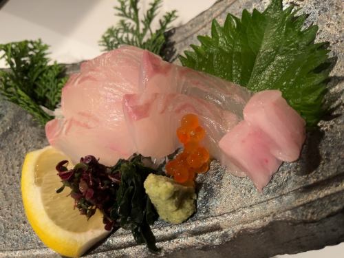 Today's sashimi (soy sauce)