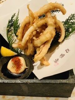 Fried squid in case of trouble