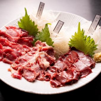 2時間飲み放題付◆マンガ肉、馬刺し盛り合わせ付コース5000円(税込)　※生ビールは含まれません