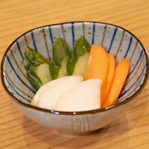 お新香盛