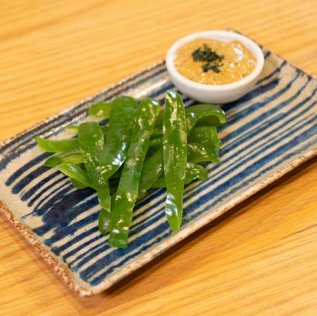 冷やしピーマン 岩海苔マヨ