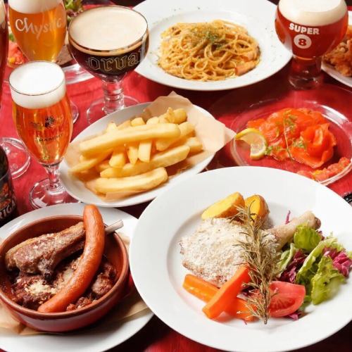 본고장 벨기에의 맛을 만끽!프리츠×맥주는 궁합 발군◎