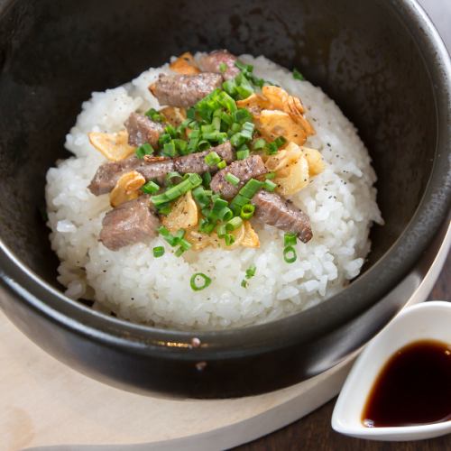石烤蒜蓉饭