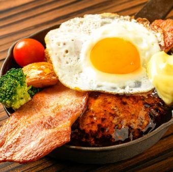 ベーコンてりたまハンバーグ (200g)