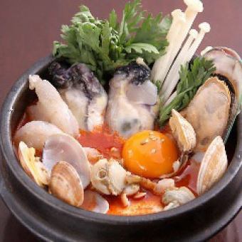 ■海鮮純豆腐チゲ定食■
