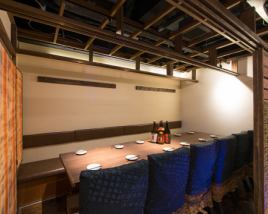 [Completely private room] The partition wall can be removed and the layout is flexible.For large and small banquets, from private rooms for 2 people to private banquets for up to 60 people!