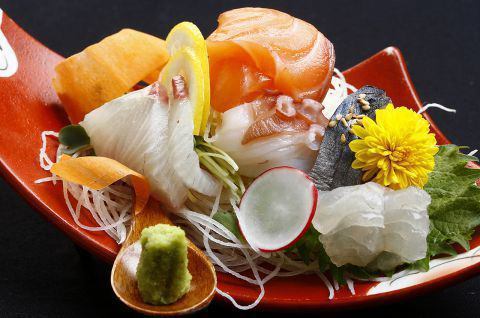 今天的魚omakase拼盤[5種]