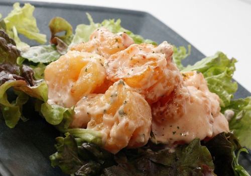 39 Mentaiko with shrimp mayonnaise