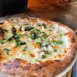 海老のジェノベーゼpizza