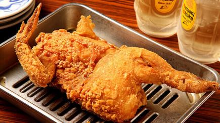 【2時間飲み放題付きコース】刺身盛り合わせ付き！豪からあげ、もつ鍋、〆のちゃんぽんまで
