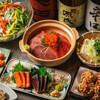 【金・土・祝前日も3時間】マグロとローストビーフとろろかけ土鍋飯コース　3時間飲み放題付き♪
