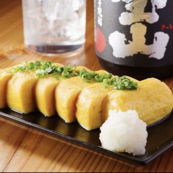ふっくら出し巻き玉子　鬼おろし添え