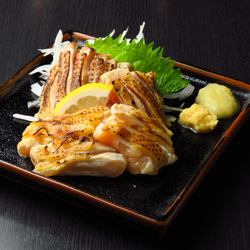 Black Satsuma chicken sashimi