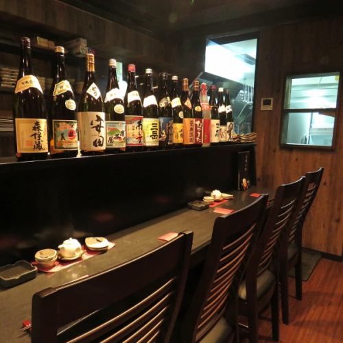 A wide selection of shochu carefully selected by the owner!