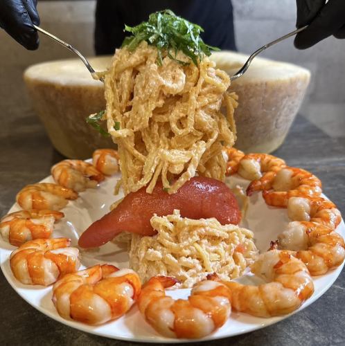 【期間限定】炎の明太クリームパスタ♪みんなでシェアにぴったり！女子会など各種宴会に