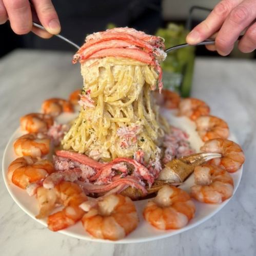 [Limited Time Offer] Fiery Crab Carbonara Pasta! ♪ Perfect for sharing! Great for girls' nights and other parties!