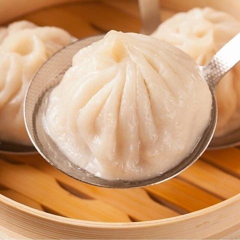 3 handmade xiaolongbao dumplings