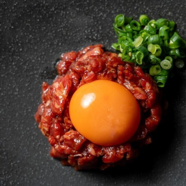【生肉メニュー】認可を取得しているため安心の和牛ユッケ◎2080円