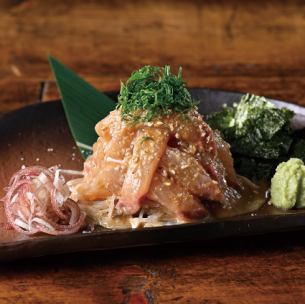 大分郷土料理 カンパチのりゅうきゅう