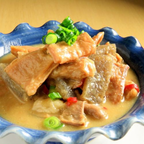 ホルモンの味噌煮込み