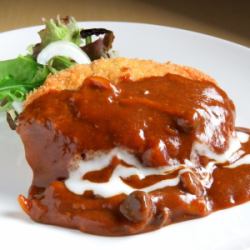 좋은 멘치 커틀릿 ~ 데미 글라스 소스 or 토마토 소스 ~