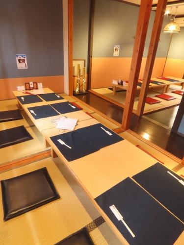 <p>【1階、2階】団体様は各20名様までOK。（13名様~貸切可）周りを気にせずゆっくりと楽しめます。</p>