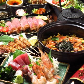 [Luxurious! Nagoya Fully Enjoyed Course: Hitsumabushi] 6,000 yen course including sashimi platter and specialty sweet and sour pork ☆ 90 minutes all-you-can-drink included