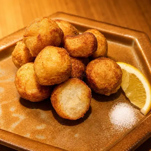 Deep-fried boiled taro