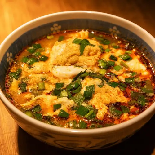 Spicy and numbing noodles to finish the meal