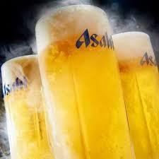 Asahi draft beer