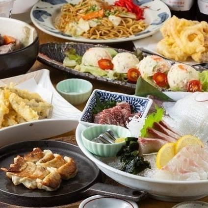 九州うまいものコース【鍋なし】《飲み放題付》クーポン利用で4500円※3月.12月は料金＋500円