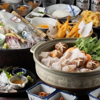 ★天然あら鍋コース《飲み放題付》クーポン利用で9000円※3月.12月は料金＋500円