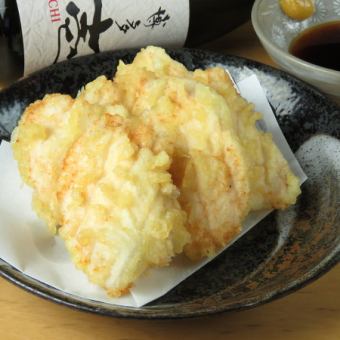 Oita specialty chicken tempura / Kagoshima specialty millet tempura