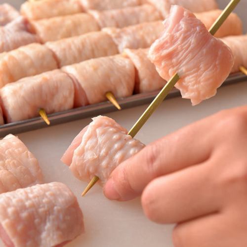 【지계 숯불 구이】 점주 엄선! 6 종의 엄선지 닭을 사용