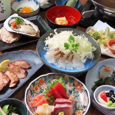 [180 minutes with all-you-can-drink sake] A luxurious farewell party course with 12 dishes including black-haired Japanese beef sukiyaki and grilled fatty beef tongue, 8,500 yen → 8,000 yen