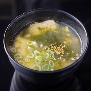 たまごスープ/わかめスープ