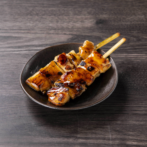 Yakitori skewer with green onions