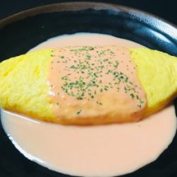 Mentaiko Cheese Omelette