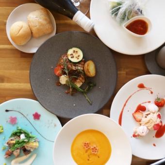 [Lunch/Dinner] White Day Pair Lunch/Dinner Course 6,600 yen (tax included) *For 2 people