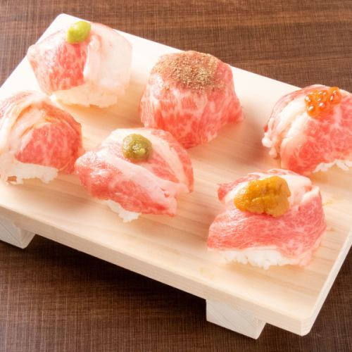 Exquisite meat ball sushi☆