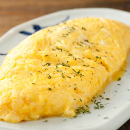 Melty cheese omelet