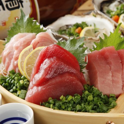 Assorted sashimi (3 pieces)