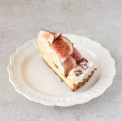 Fig and banana tart