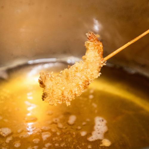 Freshly fried and piping hot! Kushiage & Kushi Tempura