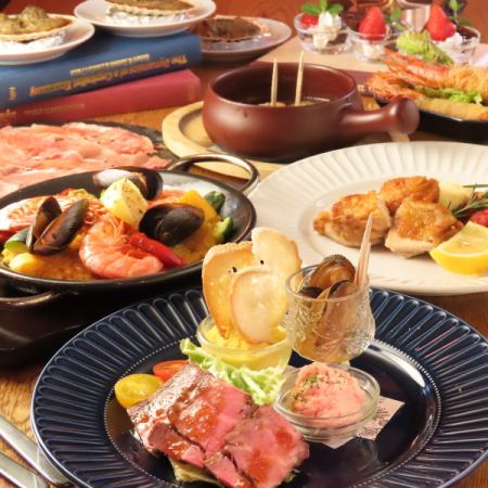 [Recommended for girls' night out♪] Assortment of popular menus and course with all-you-can-drink! 8 dishes total for 5,000 yen